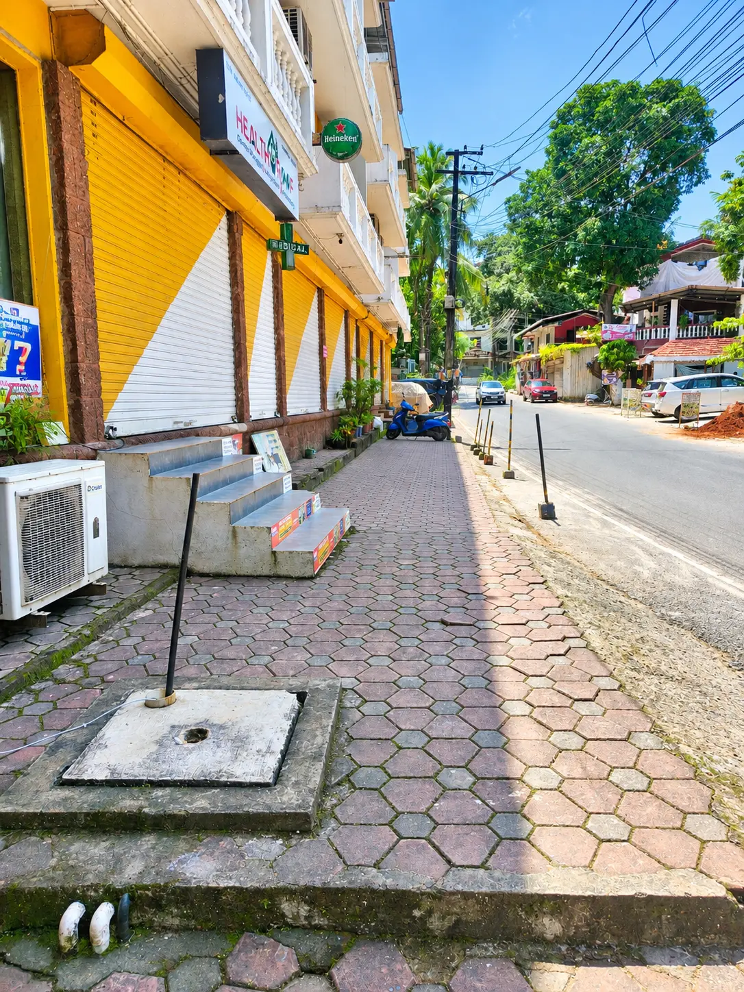 Car parking area at Hotel Viva Baga